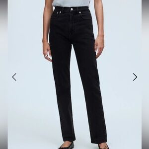 Madewell Black 90s straight 33T